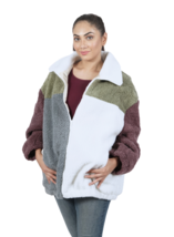 Boston Harbour Women Multi Colour Long Sleeves Faux Sherpa Fleece Jacket  - £87.90 GBP+