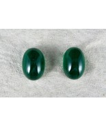NATURAL ZAMBIAN EMERALD OVAL CABOCHON 44.32 CTS LOOSE GEMSTONE EARRING D... - €20.695,02 EUR
