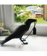 Raven Gothic Crow Lamp Living Room bedroom indoor garden lamp Gift Sale - £34.28 GBP