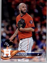 2018 Topps 184 Mike Fiers  Houston Astros - £0.78 GBP