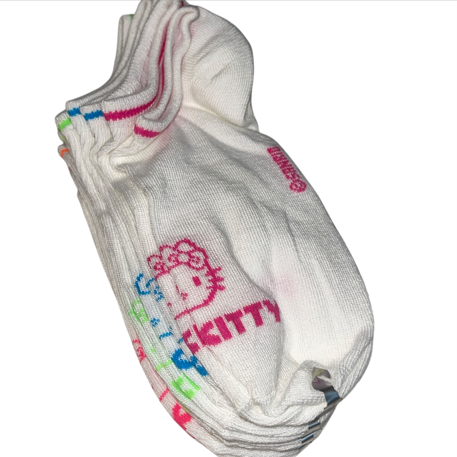New Sanrio HELLO KITTY No-Show Socks 9 Pairs Sock Lot Women's Item image 9