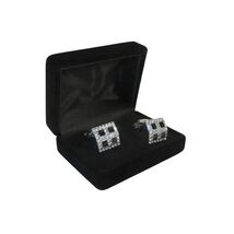 Men J.Valintin Cufflinks by Vitorofolo for French Cuff Shirt V39-72 Silver image 2