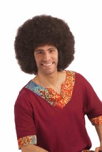 Super Deluxe Afro Wig Brown Afro Wig Unisex Adult Halloween Costume Accessory - £13.35 GBP