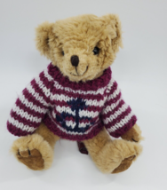 Dawson Bear Fiesta 14228 Morris w Sweater Anchor 8&quot; Plush Stuffed Toy B316 - $14.99