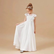 Girls first holy communion dress wedding party dress flower girl dress - £80.30 GBP