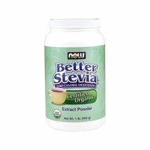 Now Foods - Organic Better Stevia, Extract Powder, 1 lb (454 g) - £51.11 GBP