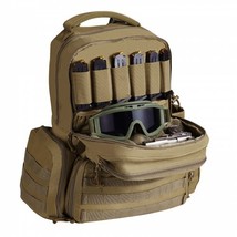 Tactical Range Backpack for 6 Pistols Gun Backpack Brown,Range Bag for Handg... - £61.76 GBP