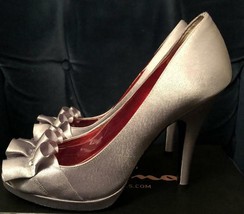 Nina Evalixa-YS Royal Silver Dress Shoes Size 8 M - £18.00 GBP
