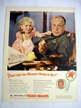 1942 Color Ad Texaco Dealers Don&#39;t I Get the Funniest Things to Fix - $13.81 CAD
