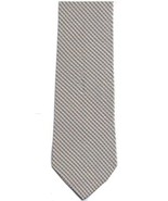 Tommy Hilfiger Tie Mens Yellow Blue Necktie Plaids 100% Silk Jacqaurd Weave - £11.33 GBP