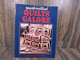 1995 Leisure Arts Quick Method Quilts Galore Pattern Quilting Book Vintage - £11.86 GBP