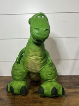 Fisher Price 2009 Disney Toy Story 14&quot; T REX Plush Green Dinosaur Squeeze Roars - £8.77 GBP