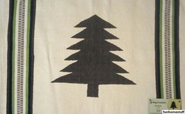 36" X 24" DECORATIVE RUG WITH PRINTED TREE DESIGN HOME CABIN LODGE FLOOR RUG