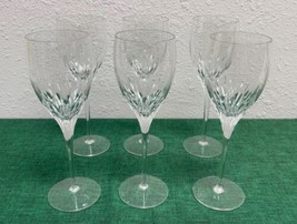 Set of 6 Mikasa Crystal PHOENIX Water Goblets Tall 9 1/4&quot; - £143.43 GBP