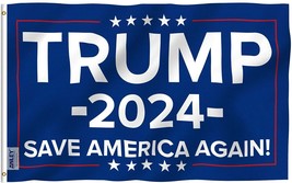 Anley Fly Breeze 3x5 Foot Trump 2024 Flag - Save America Again Flags Polyester - £8.52 GBP
