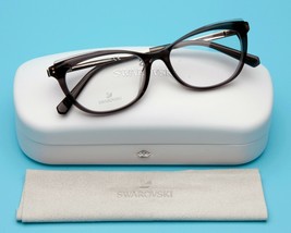 NEW SWAROVSKI SK 5280 020 SMOKE BLACK EYEGLASSES GLASSES 52-15-140mm B35mm - £88.36 GBP