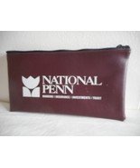 Zippered Deposit Bags Bank Pouch pre-2015 National Penn Bank - $12.00