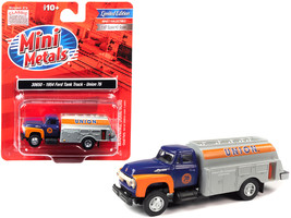 1954 Ford Tanker Truck Dark Blue and Orange &quot;Union 76&quot; 1/87 (HO) Scale Model ... - £24.84 GBP