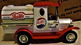 Coin Bank Pepsi Cola Models Coin Bank Red &amp; White Truck Diecast  - $14.90