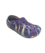 CROCS Classic Lined Marbled Clog K Lightweight Slip On Clogs Shoes Kids ... - £37.02 GBP