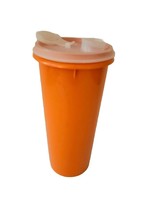 Vintage Tupperware Pitcher Orange Drink Container 1 Quart 262-10 Lid 603... - £10.19 GBP