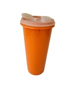 Vintage Tupperware Pitcher Orange Drink Container 1 Quart 262-10 Lid 603... - £10.13 GBP