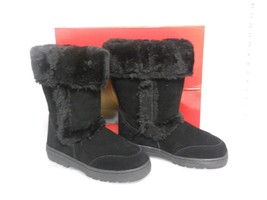 Style &amp; Co New Womens Witty Black Leather Boots 7 M Shoes NWB - $1,703.88 MXN
