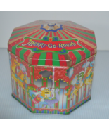 VTG M&amp;M&#39;s Candy 1997 Merry-Go-Round Carousel Tin Canister #5 Christmas V... - $12.99