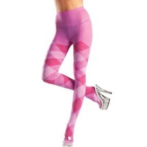 Argyle Tights Pantyhose Bubble Gum Pink School Girl Costume Hosiery 646 - £13.41 GBP