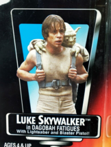 Star Wars Luke Skywalker Dagobah Kenner Action Figure Power of the Force... - $7.69