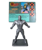 X-Men Under Siege Board Game Replacement Part HAVOK w Stat Card Pressman 1994 - $9.79