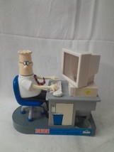 Vintage 1998 Dilbert Desk Computer Electronic M&amp;M&#39;s Candy Dispenser batt... - £13.19 GBP