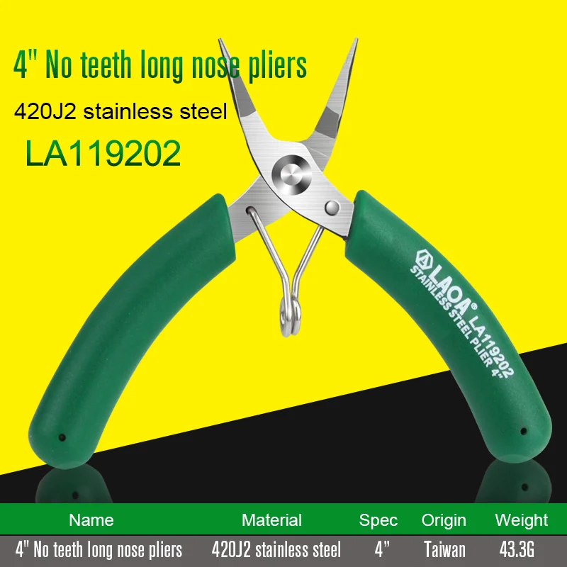 LAOA Stainless Steel Electronic Pliers Mini Diagonal Pliers Long Nose Pliers Ele - £229.02 GBP