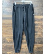 Akademiks Joggers Mens Charcoal Gray  Black Large Lounge Pants Active Wear - $11.40