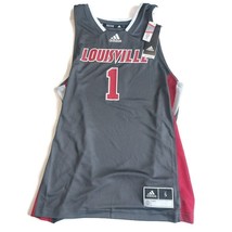 Adidas Team NCAA Louisville Cardinals Basketball Jersey #1 Mens Size S Dark Gray - £48.54 GBP