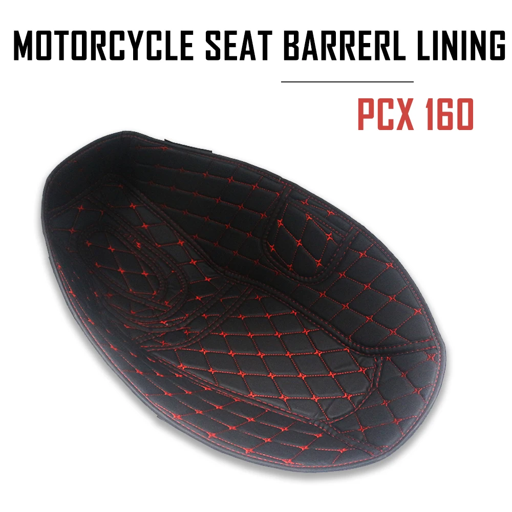 PCX 2021 Rear Trunk Cargo Liner Protector Motorcycle Leather Seat Bucket Pad Sto - £275.48 GBP