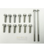 LS1 LS6 LS2 LS3 LQ4 LQ9 Engine Cast Aluminum Oil Pan Bolts 14-pcs GM - £26.35 GBP