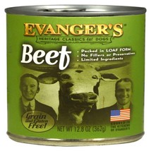 Evanger&#39;s Heritage Classic Wet Dog Food Beef 2ea/12.8oz. (Case of 12) - £39.52 GBP