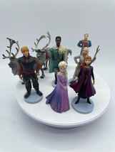 Disney Frozen Cake Toppers PVC Figures Disney Princess Figure Lot of 8 - £15.30 GBP
