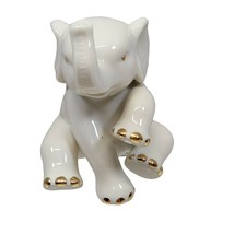 Lenox Baby Elephant Figurine Sculpture Statue Animal Cream Good Luck Lucky 3&quot; - £11.98 GBP