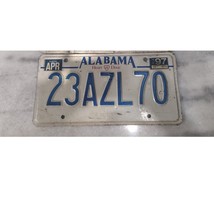 Vintage 1997 Alabama &quot;Heart of Dixie&quot; License Plate 23AZL70, Expired - £5.34 GBP