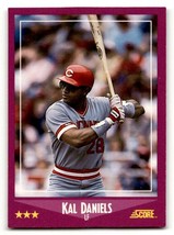 1988 Score #86 Kal Daniels    Cincinnati Reds Baseball Cards EX/NM ID:55006 - $1.73