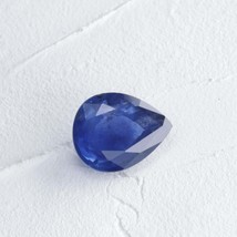 2.8ct Natural Blue Sapphire Loose Gemstone Pear Cut 10x8mm - £303.05 GBP