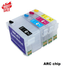 Refillable Ink Cartridge 252XL T2521 - T2524 For Epson WF-7610 WF-7520 W... - £21.19 GBP