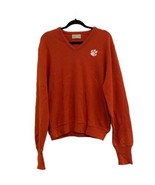 Men’s Collegiate Concepts Made In U.S.A. Clemson V Neck Sweater Size Large - £18.91 GBP