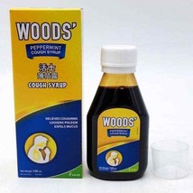 3 Pcs Wood&#39;s Peppermint Syrup 100ml Adult Cough &amp; Sore Throat Free Express Ship - £42.71 GBP