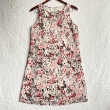 Lila Rose Sun Dress Womens 2 Small Tank Mini Sleeveless Pink Brown Print Lined - £11.95 GBP