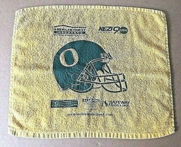 Univ Of Oregon Ducks Tailgate Bbq Golf Kitchen Prep Towel Yellow O Helmet Fre Esh - £11.86 GBP