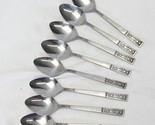 Cortina Stainless Teaspoons 6 1/8&quot; Lot of 8 - $22.53