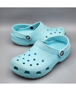 Crocs Classic Clogs Sandals Unisex Kids Slip On Shoes Girls Boys Blue J 1 - $20.56 CAD